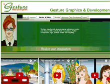 Tablet Screenshot of gesturegraphics.com